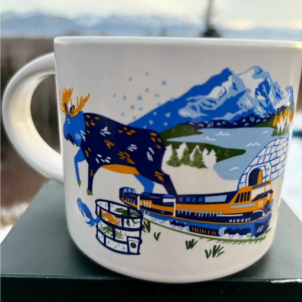 New Starbucks ALASKA 14oz Coffee Mug DISCOVERY SERIES AK cup